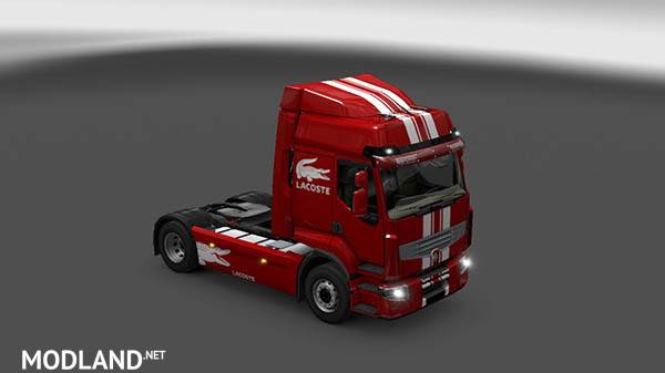 Renault Premium Lacoste Skin