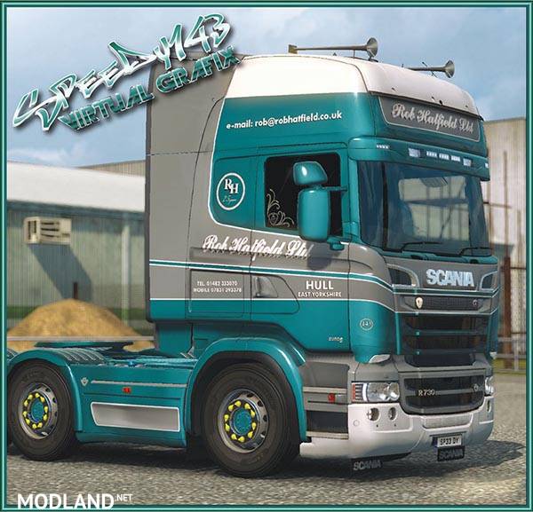 Rob Hatfield skin for RJL Scania
