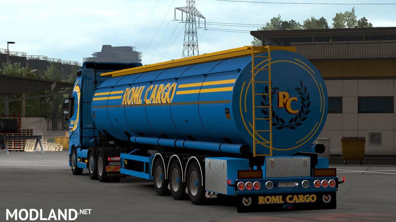ROML Cargo Volvo FH4 and Menci Cistern Skinpack