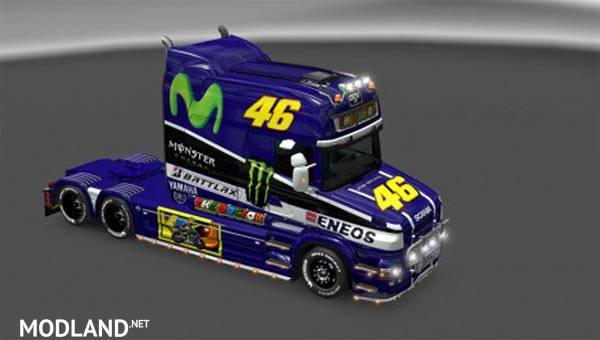 Rossi yamaha 2015 for RJL T-cab