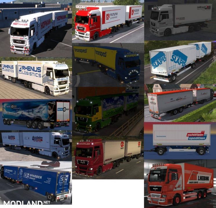 Rudis Truck and Trailer Skins for XBS MAN 2010