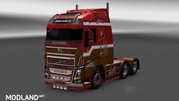 Rusty Pin Up Skin for Ohaha Volvo FH 2013
