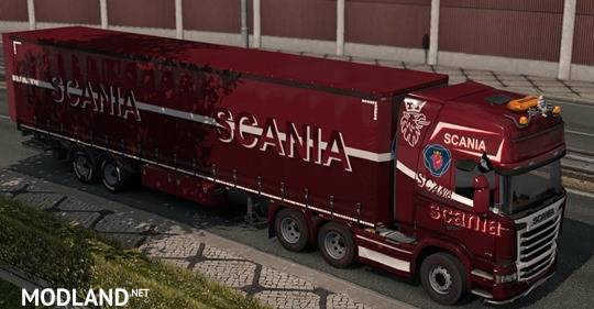 Scania Streamline Truck+Trailer skin ETS 1 36