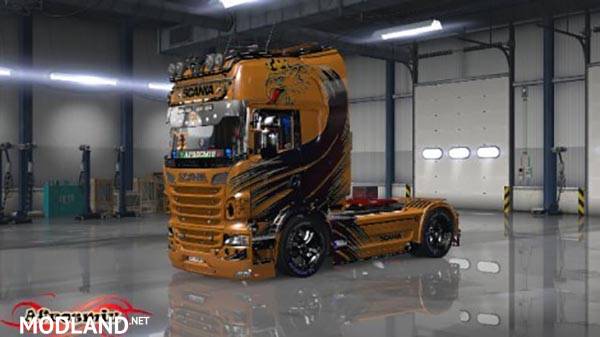 Scania Best Orange Skin