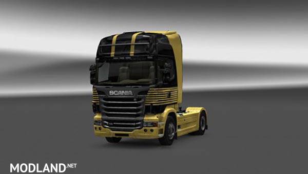 Scania Gold Skin and Interior
