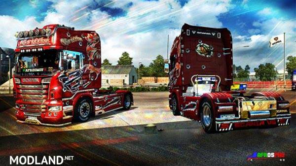 Scania Red Griffin Skin