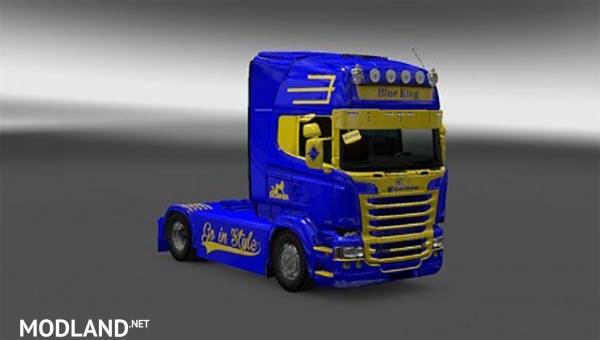 Scania RJL Blue King Skin