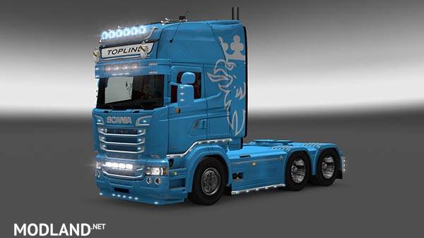 Scania RJL Blue Skin