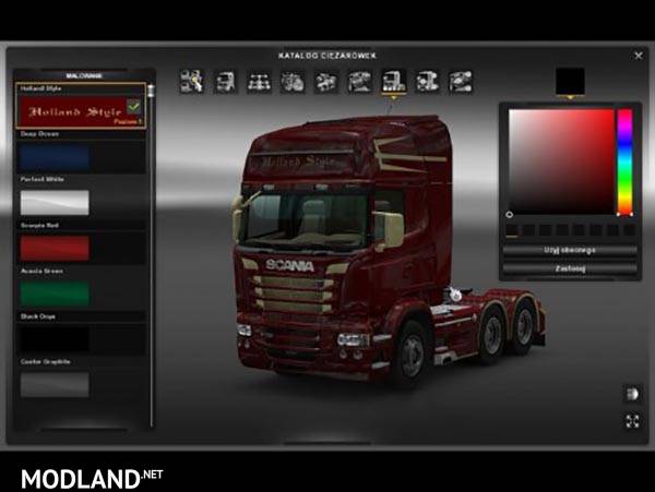 Scania RJL Holland Style Skin