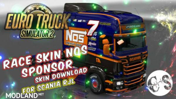 Scania RJL Race Nos Sponsor Skin
