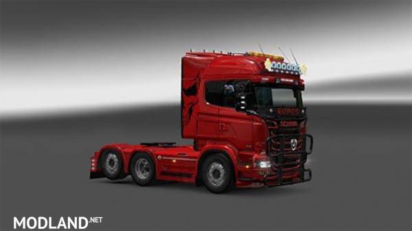 Scania RJL Redlady Skin