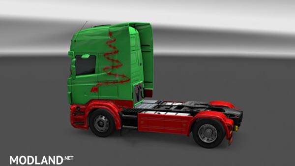 Scania RJL Topline Christmas Skin
