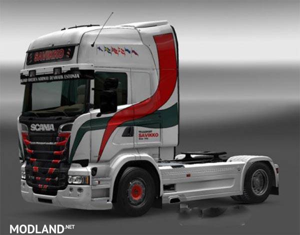 Scania RJL Transport Savikko Skin