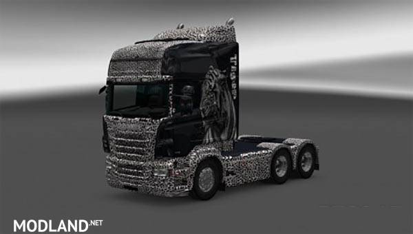 Scania RS RJL Tiger and Leopard Skin