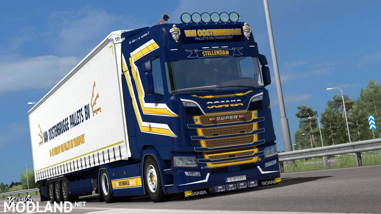 Scania S NextGen Van Oostenbrugge Combo Skin Pack 1.37.x