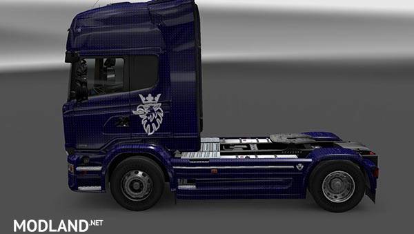 Scania Streamline Blue Carbon Skin