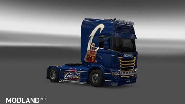 Scania Streamline Cleveland Cavaliers Skin