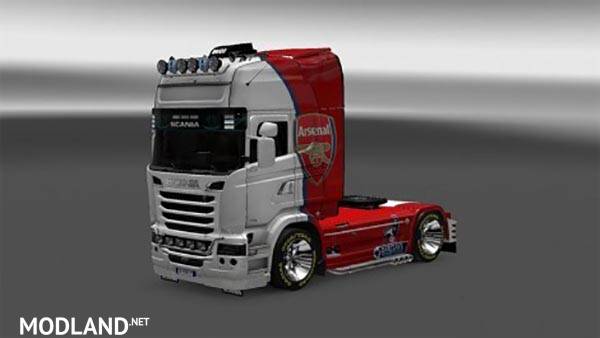 Scania Streamline FC Arsenal Skin