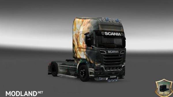 Scania Streamline Fire Dragon Skin