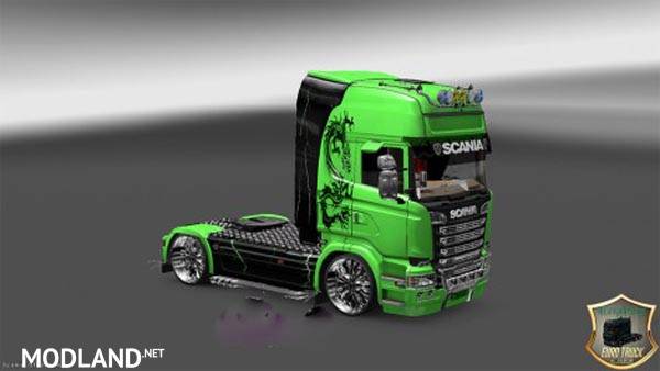 Scania Streamline Green Dragon Skin