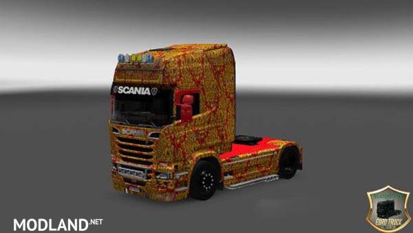 Scania Streamline Khokhloma Skin