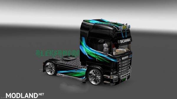 Scania Streamline Lines Skin
