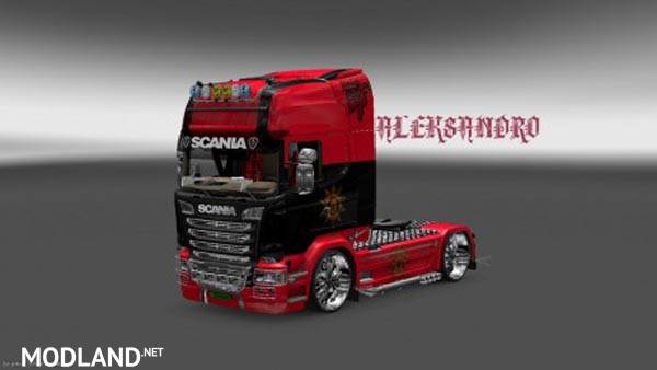 Scania Streamline Manchester United Skin