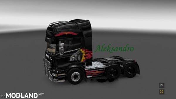 Scania Streamline Night Wolf Skin