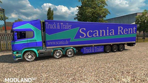 Scania Streamline Scania Rent skin pack