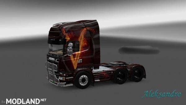 Scania Streamline V Vendetta Skin