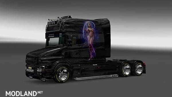 Scania T Longline RJL Girl Skin