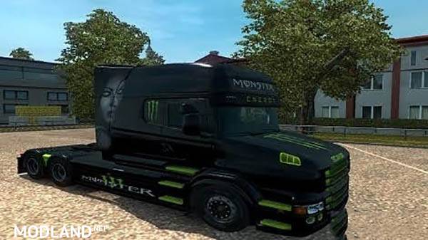 Scania T Monster Energy Combo Skin Pack