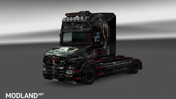 Scania T Topline RJL Grim Reaper Skin