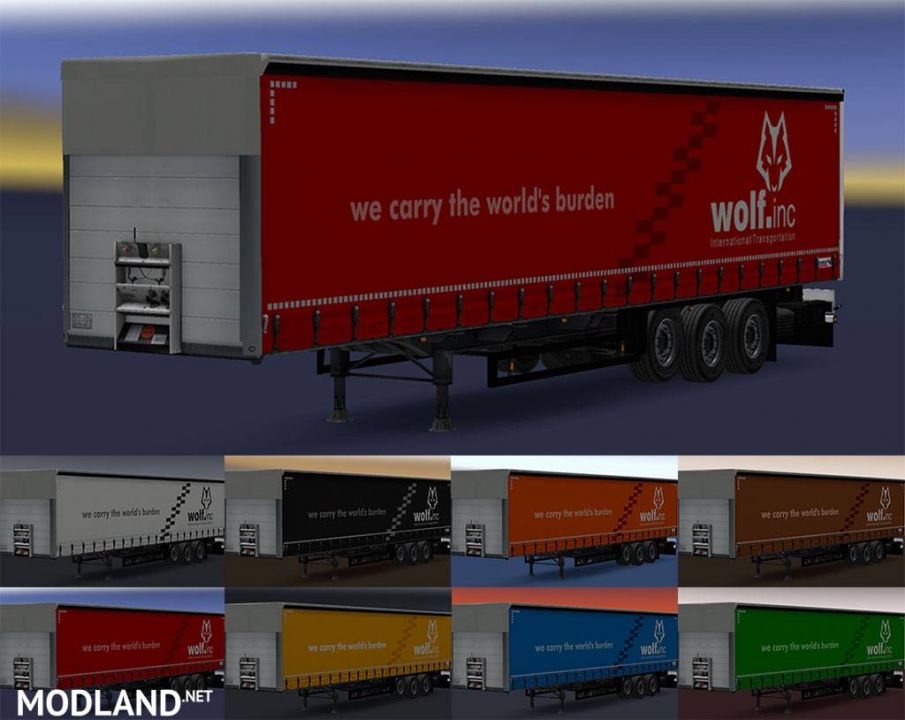 Schmitz Cargobull Color Skins Pack for Wolf Skins Pack