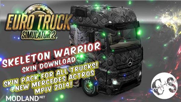Skeleton Warrior Skin Pack for All Trucks