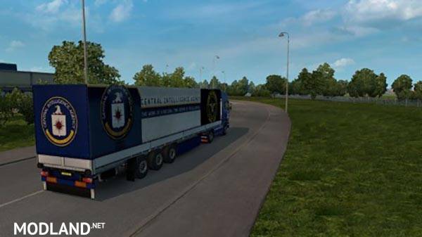Skin C.I.A. for Scania Streamline + trailer