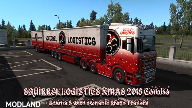 Squirrel Logistics Xmas 2018 Krone Combo