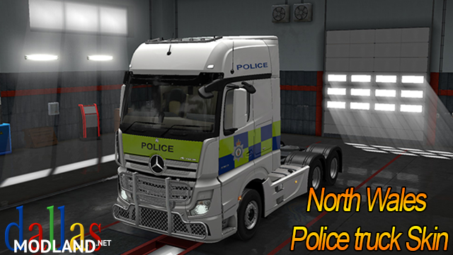North wales police truck skin
