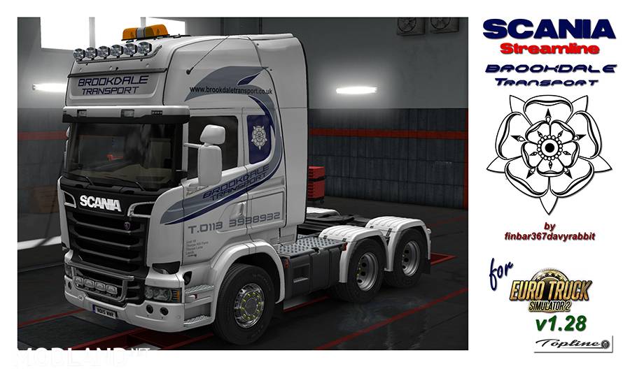 Scania Streamline ‘Topline’ – Brookdale Transport Texture