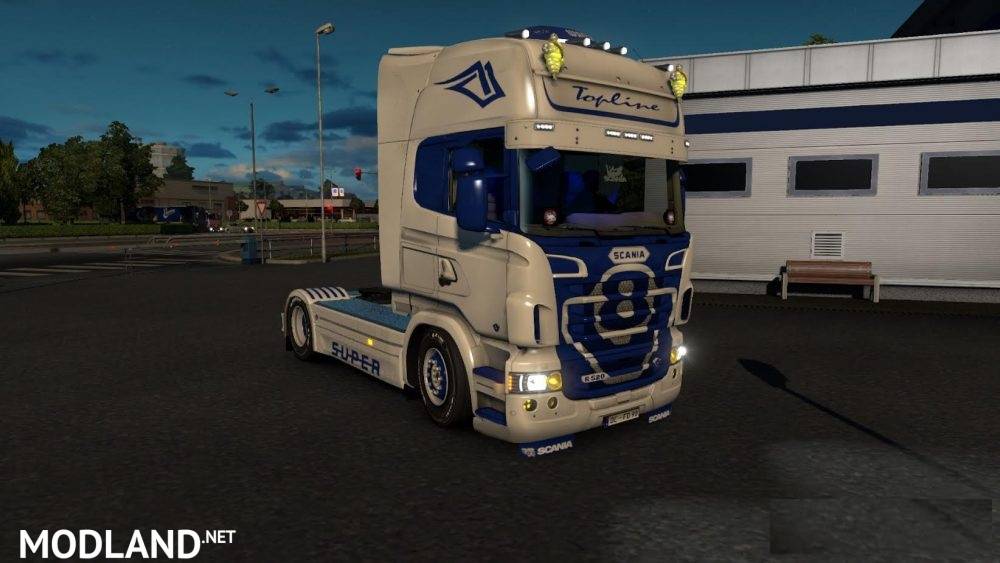 Scania V8 paintjob with choiceable color