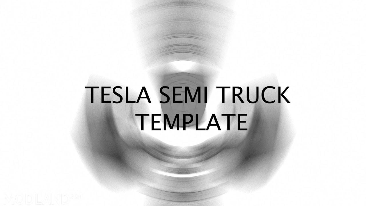 Tesla Semi Truck Template