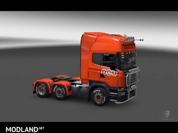 TNT Skin for Scania Trucks