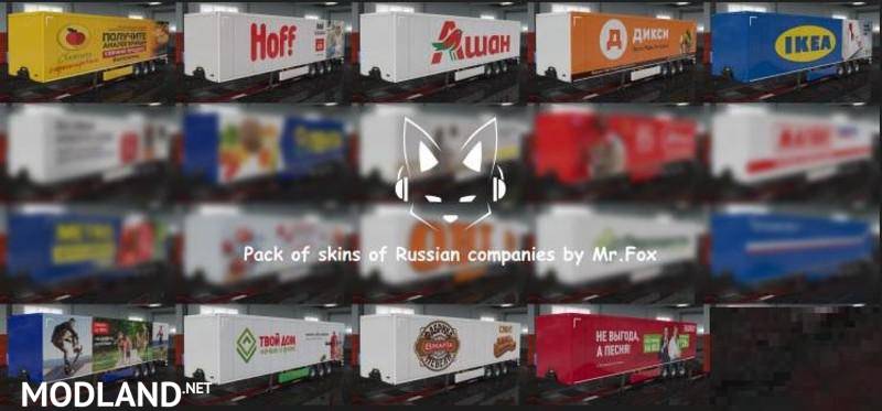 Trailer Skins Pack Of Russian Companies