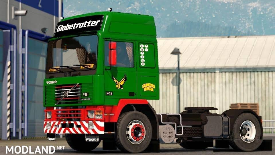 Red-Green Paint Job for Volvo F-Series 