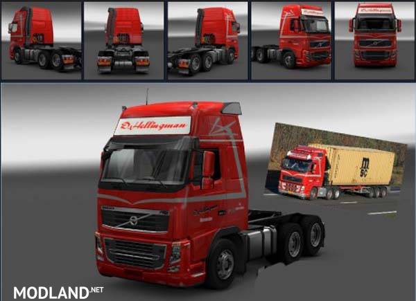 Volvo FH 2009 Hellingman Skin