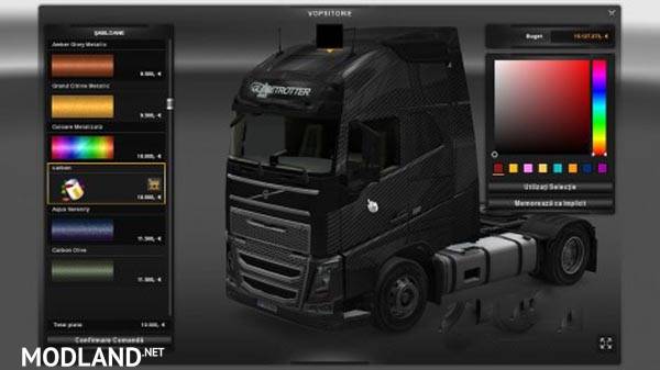 Volvo FH 2012 Carbon Paint Job