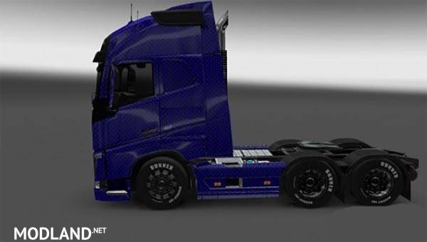 Volvo FH 2013 Blue Carbon Skin