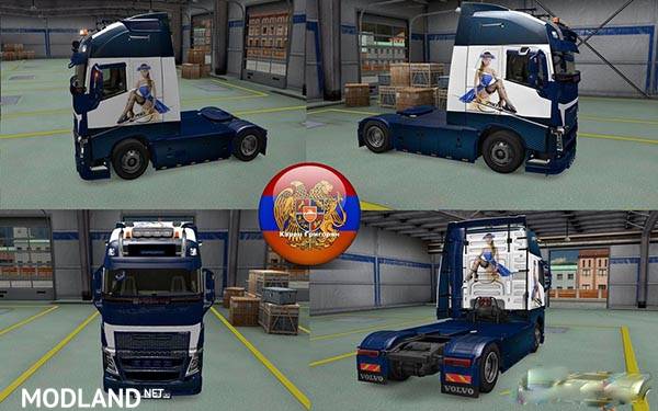 Volvo FH 2013 Girl With Sickle Skin