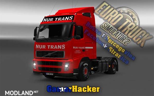 Volvo FH12 Nur Trans Red Skin
