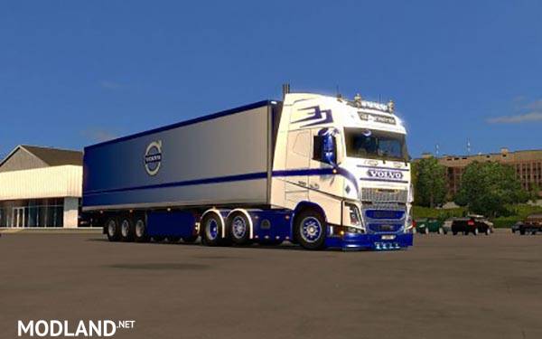 Volvo FH2013 ohaha Blue and White Combo Pack